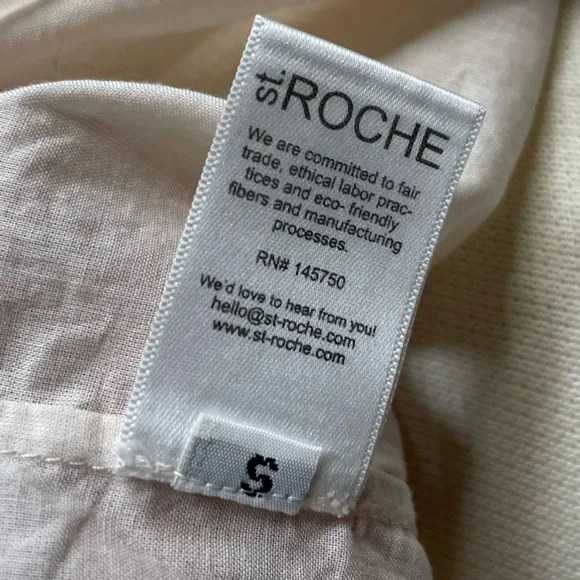 St. Roche Embroidered Floral Ruffle Sleeveless Top - Picture 9 of 14